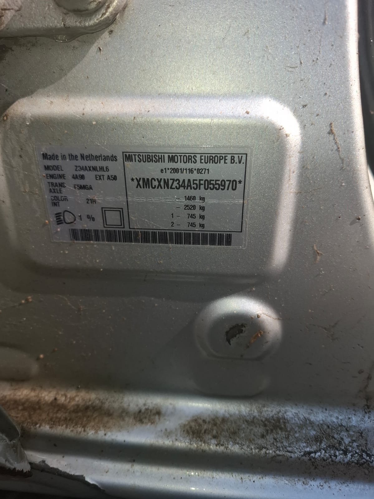 MITSUBISHI Colt [Fabr 2002-2013]