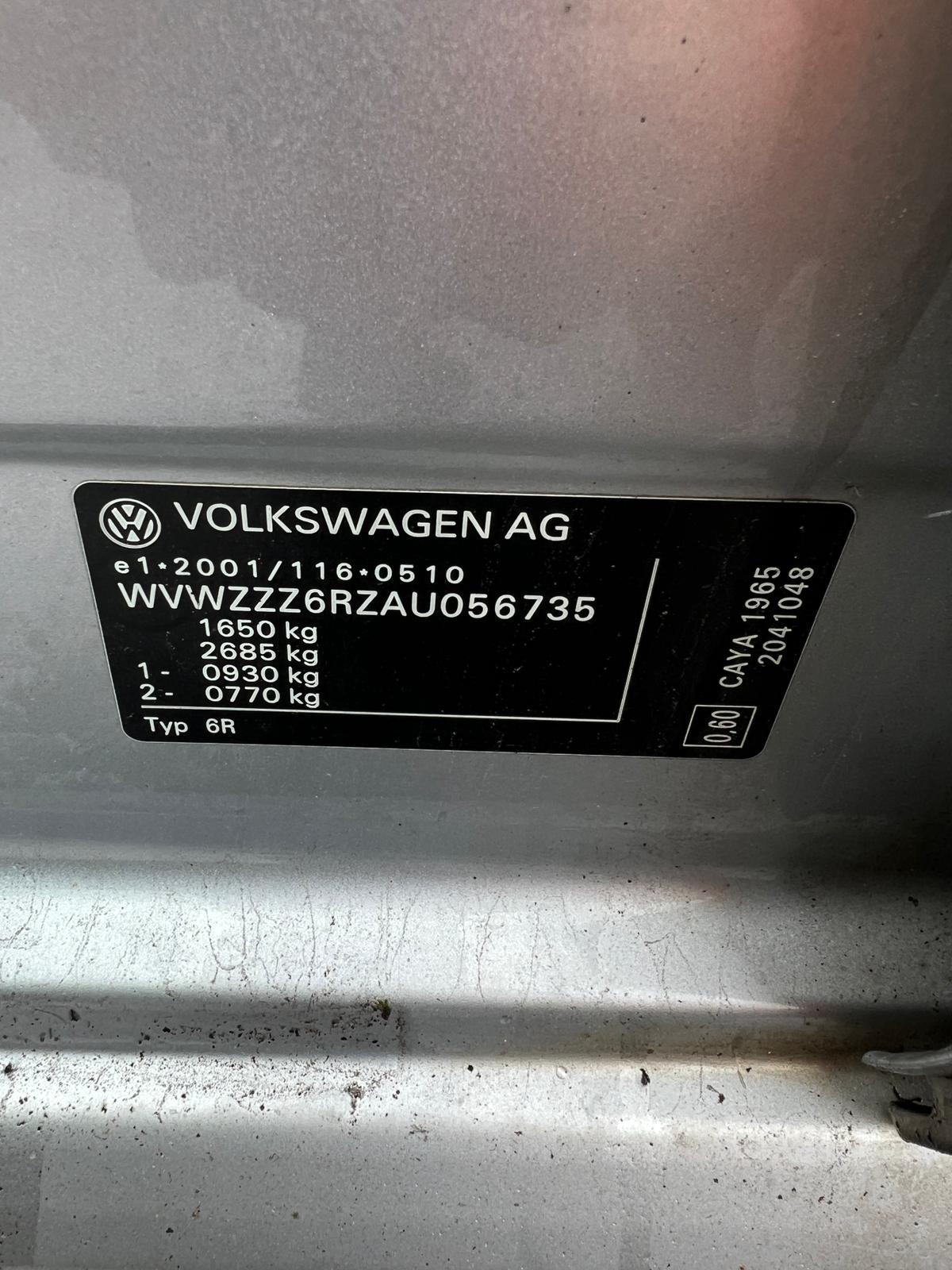 Volkswagen Polo (6R) [Fabr 2009-2016]