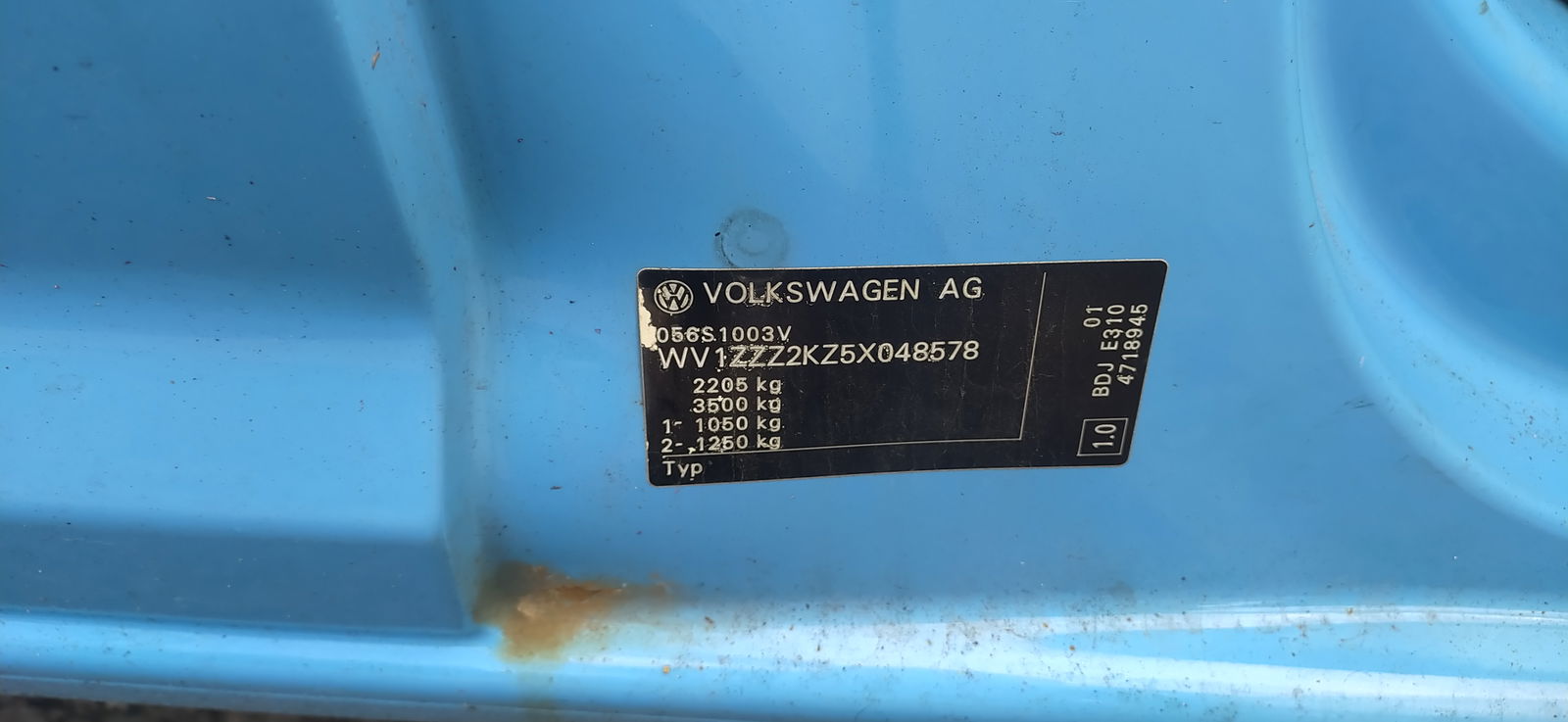 Volkswagen Caddy 3 (2KA, 2KH) [Fabr 2004-2009]