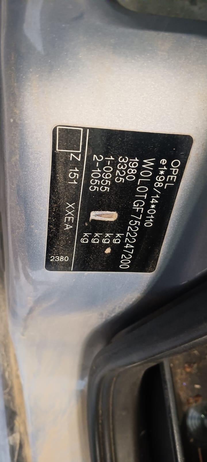 Opel Zafira A (F75) [Fabr 1999-2005]