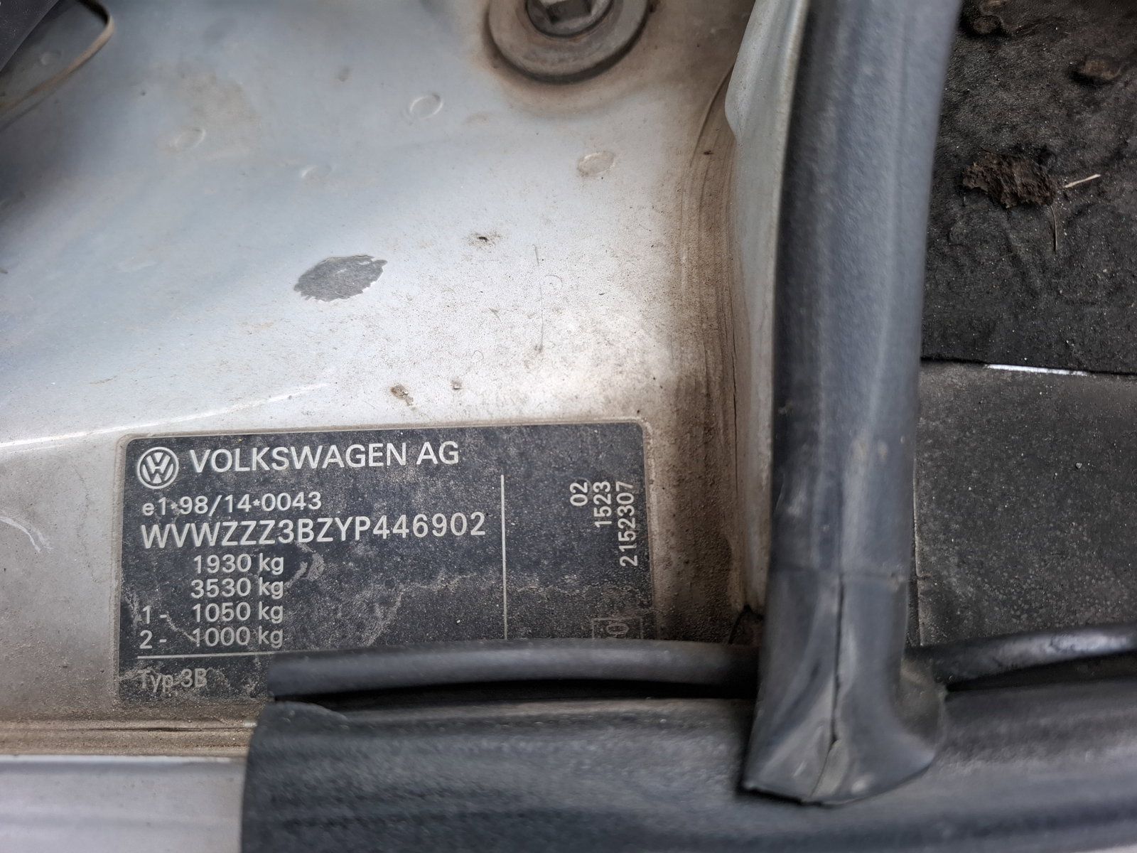 Volkswagen Passat B5 (3B2) [Fabr 1996-2000]