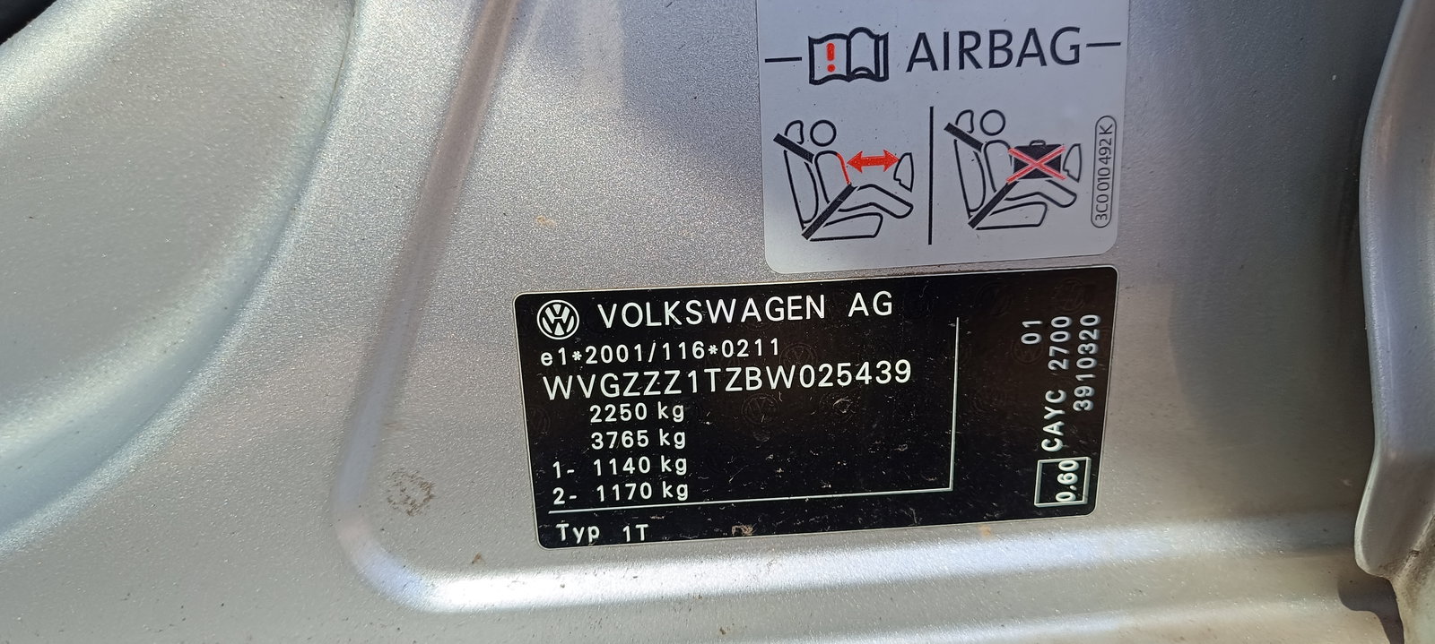 Volkswagen Touran (1T3) [Fabr 2010-2015]