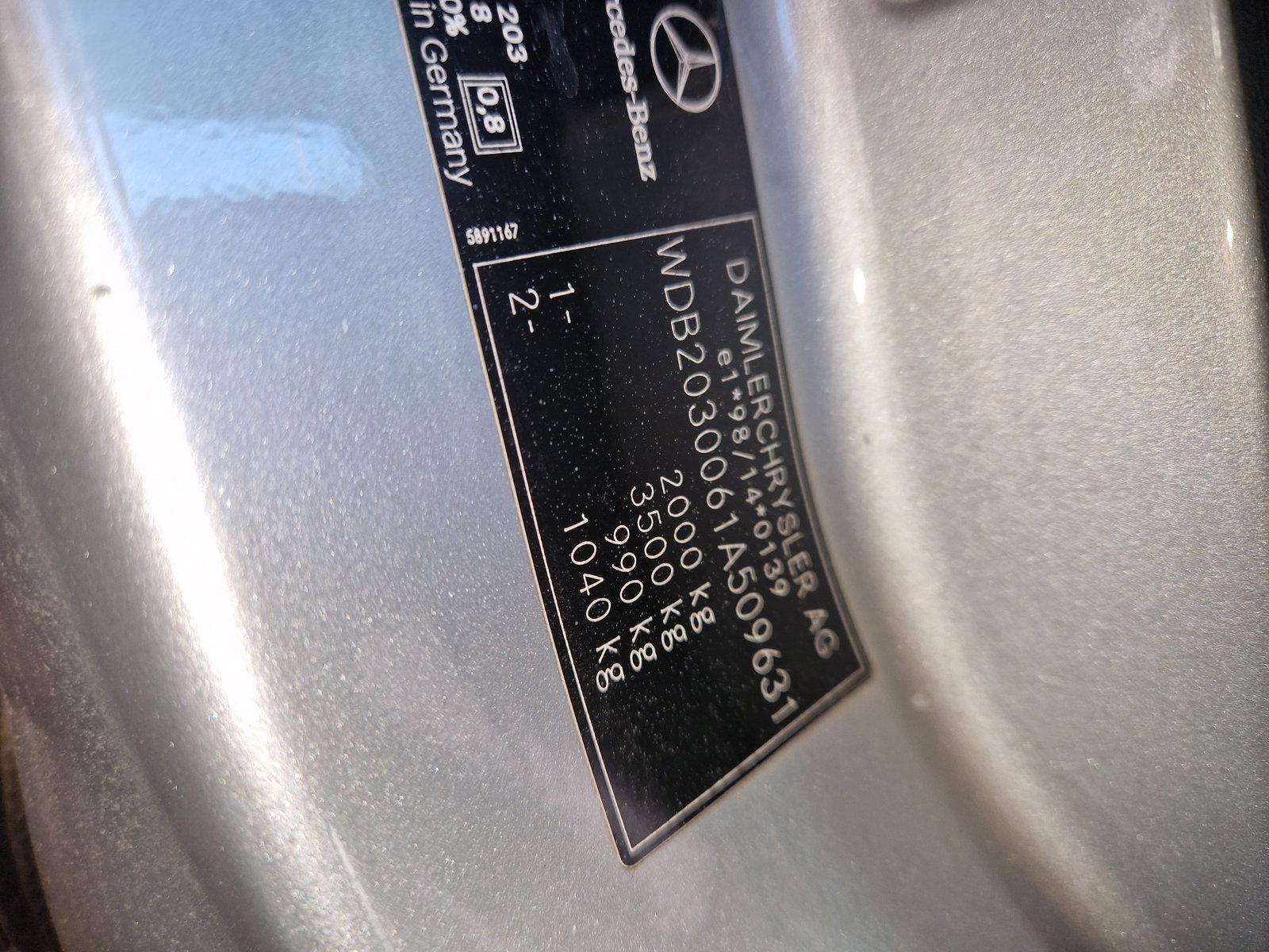 Mercedes Clasa C (W203) [Fabr 2000-2007]