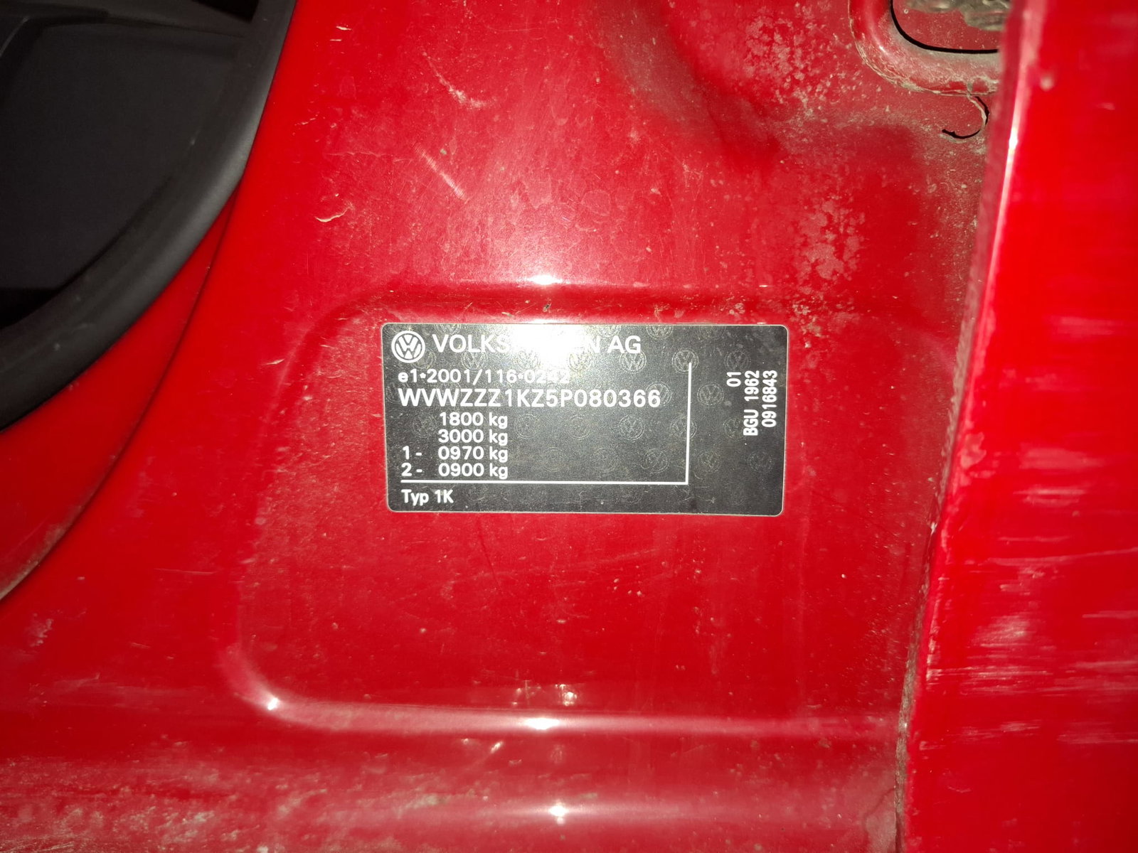 Volkswagen Golf 5 (1K1) [Fabr 2004-2008]