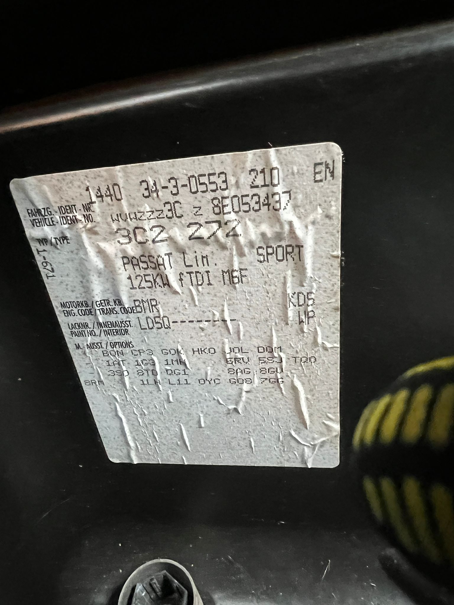 Volkswagen Passat B6 (3C2) [Fabr 2005-2010]