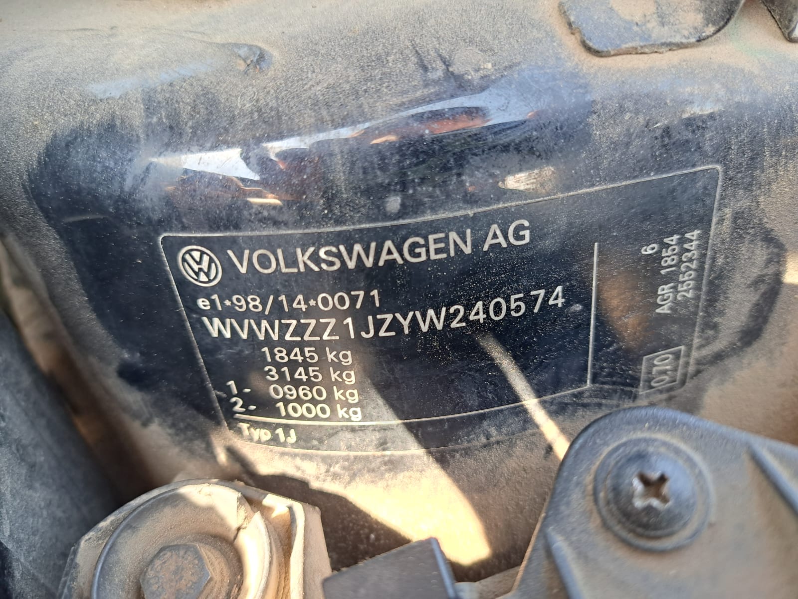 Volkswagen Golf 4 Variant (1J5) [Fabr 1999-2005]