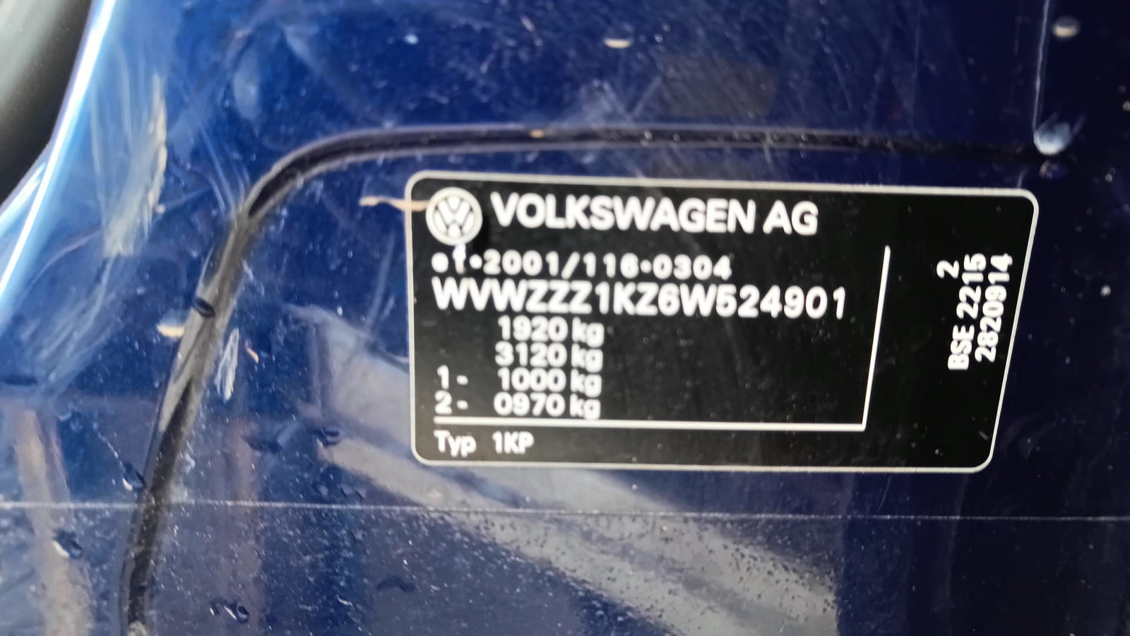 Volkswagen Golf 5 Plus (5M1) [Fabr 2005-2008]