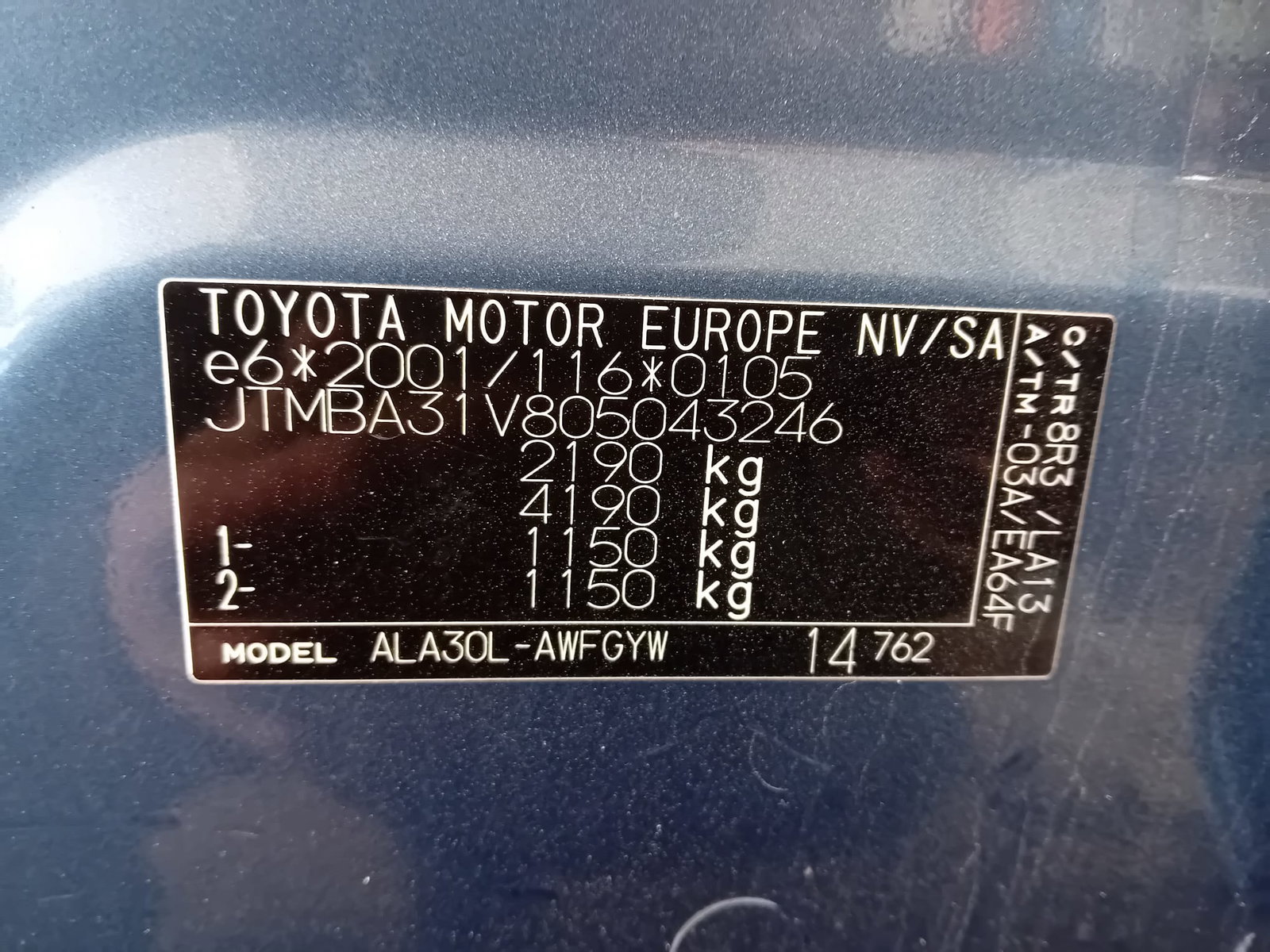 Toyota Rav 4 III (ACA3, ACE, ALA3, GSA3, ZSA3) [Fabr 2005-2013]