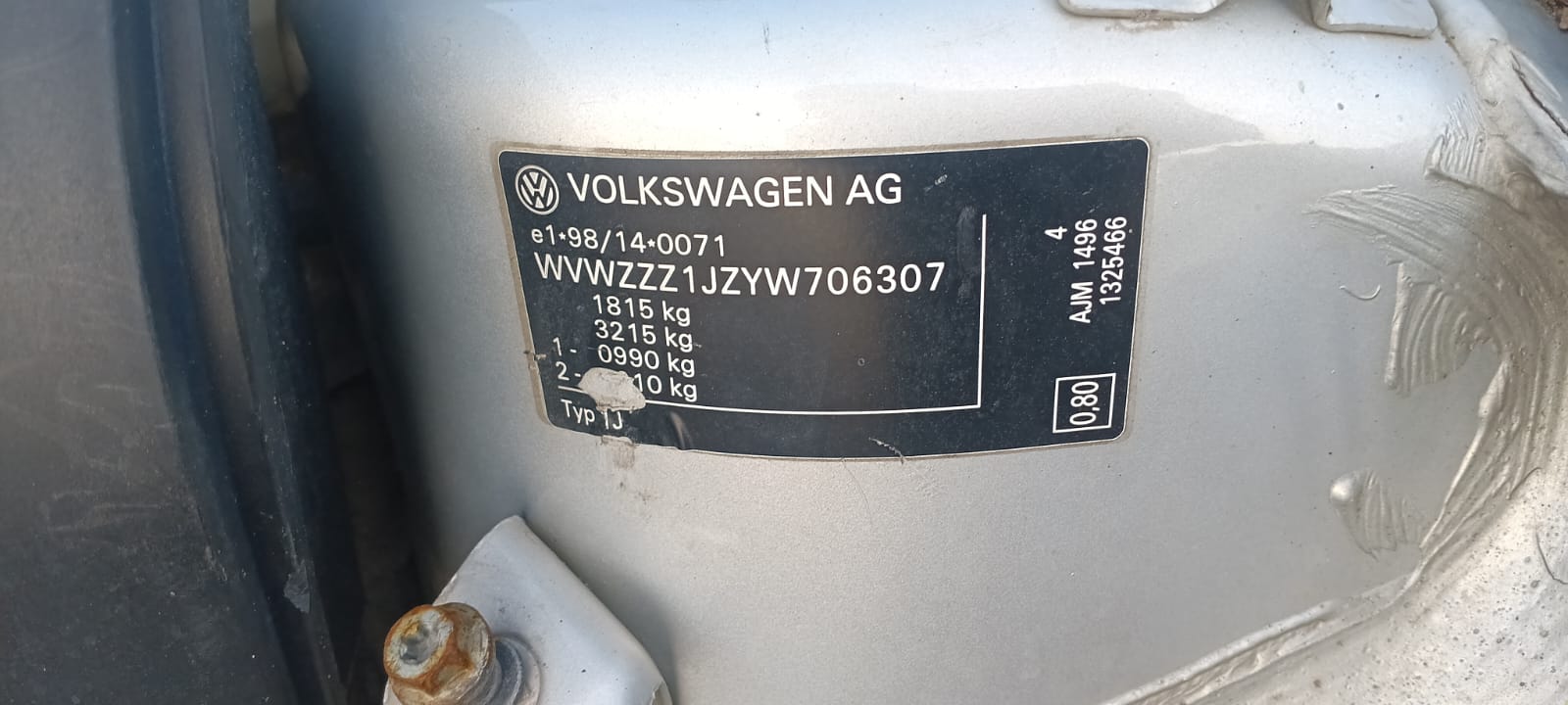 Volkswagen Golf 4 (1J1) [Fabr 1997-2004]