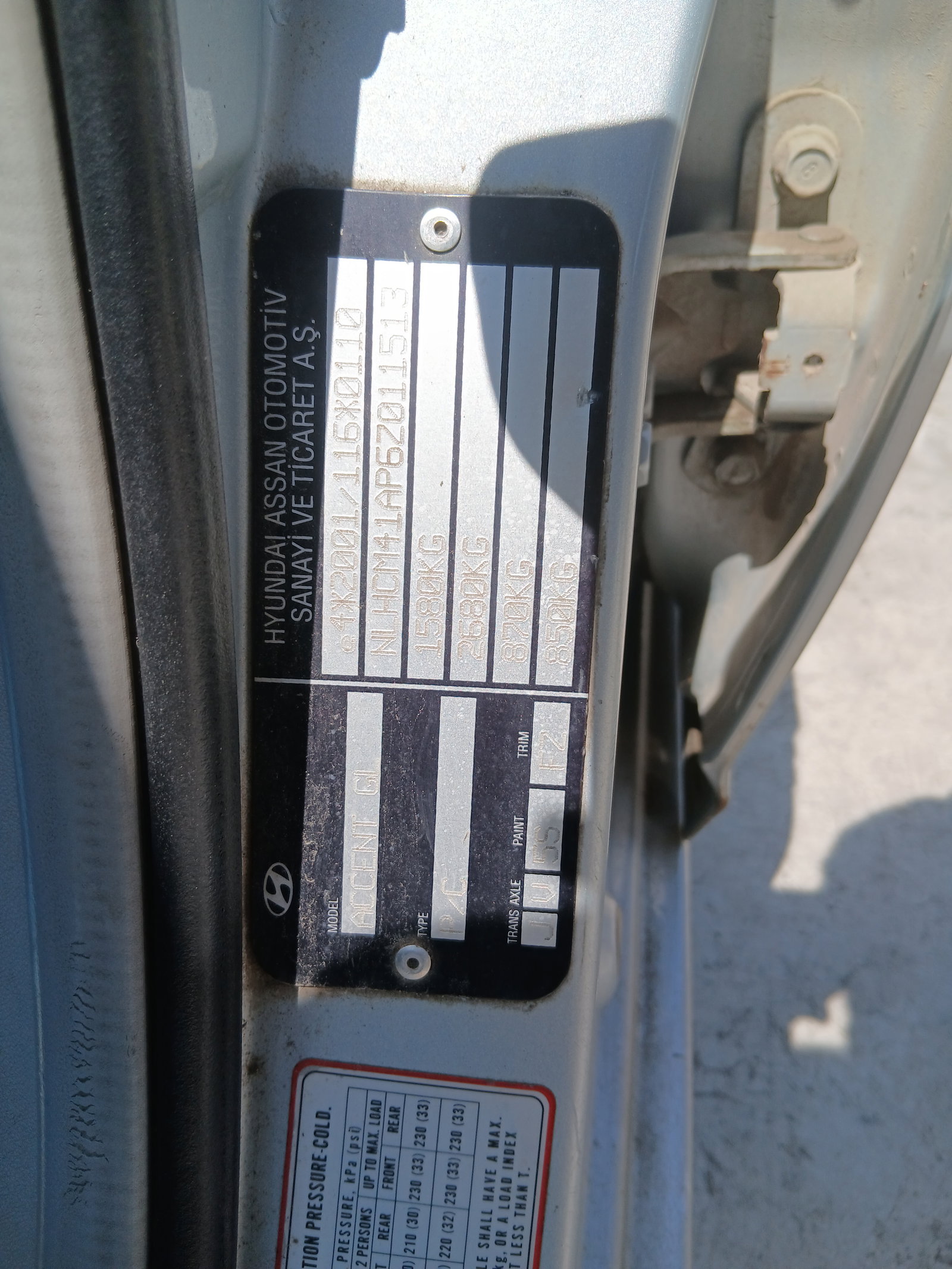 Hyundai Accent 3 (MC) [Fabr 2005-2008]