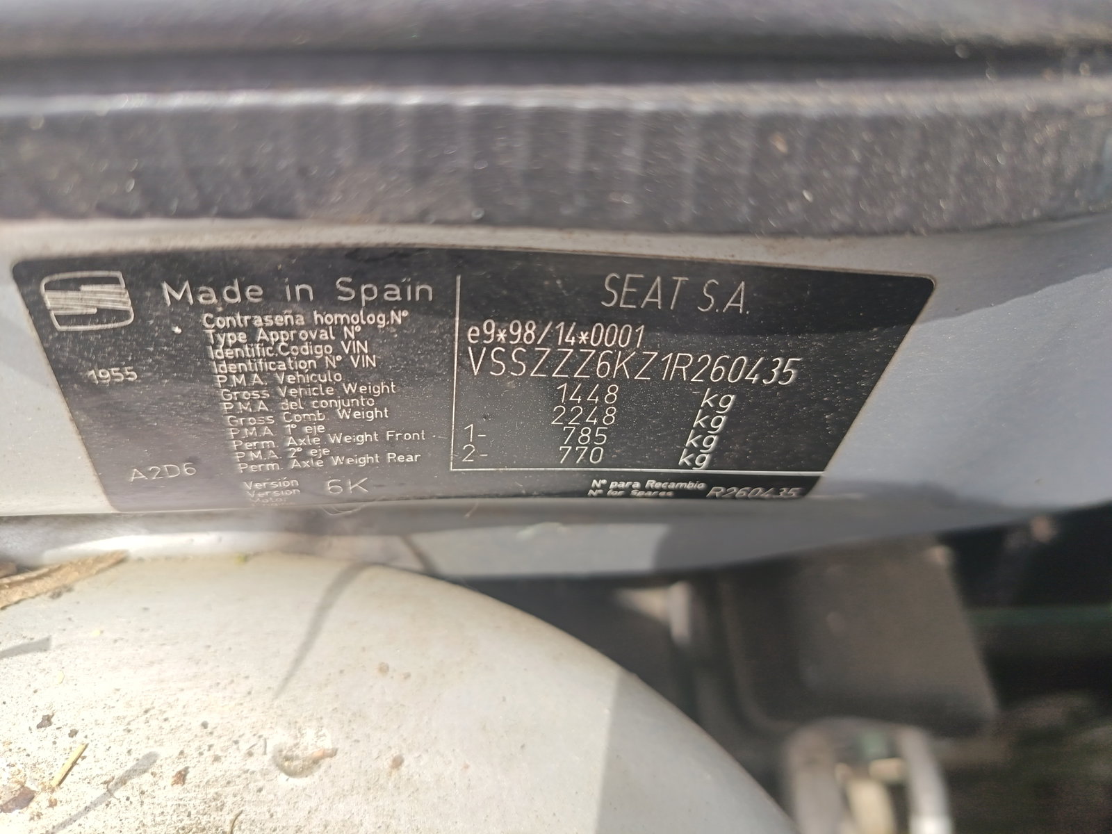 Seat Ibiza 2 (6K1) [Fabr 1993-2002]