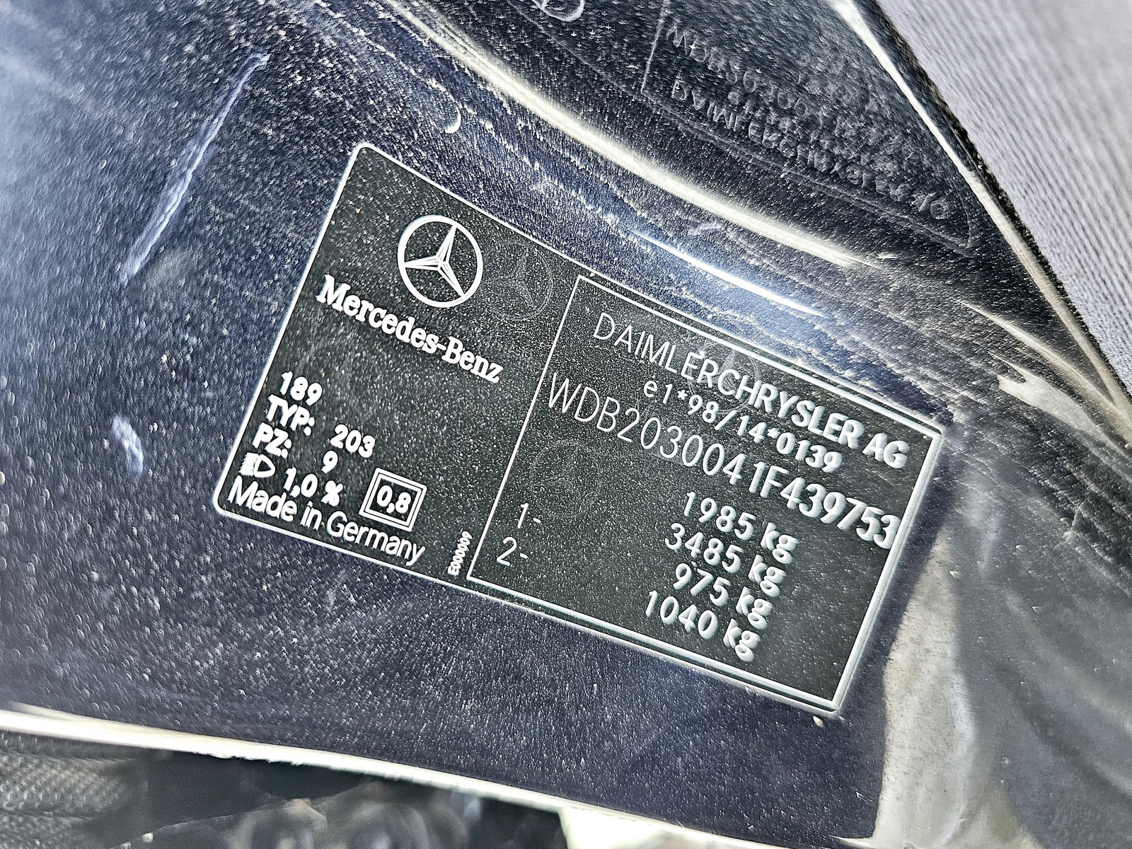 Mercedes Clasa C (W203) [Fabr 2000-2007]