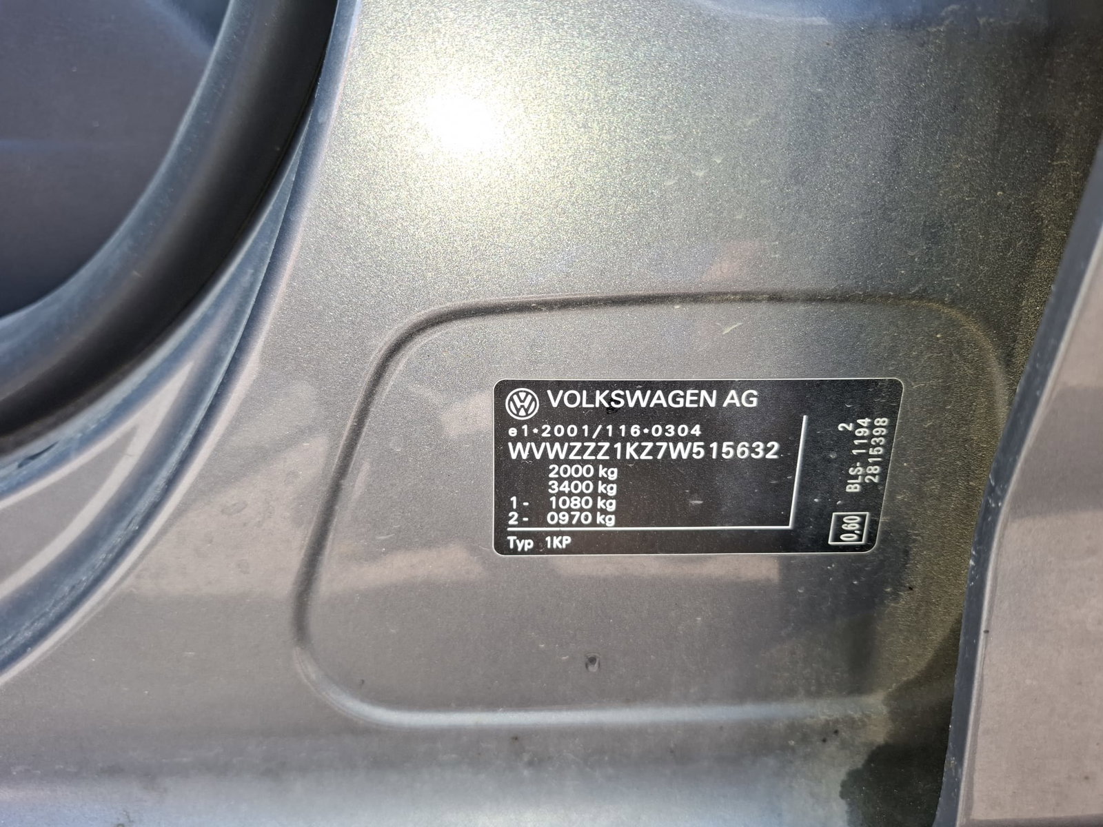 Volkswagen Golf 5 Plus (5M1) [Fabr 2005-2008]