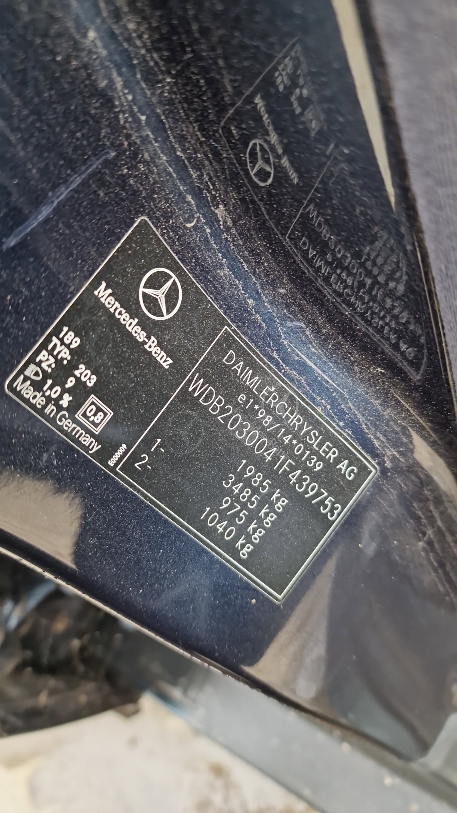 Mercedes Clasa C (W203) [Fabr 2000-2007]