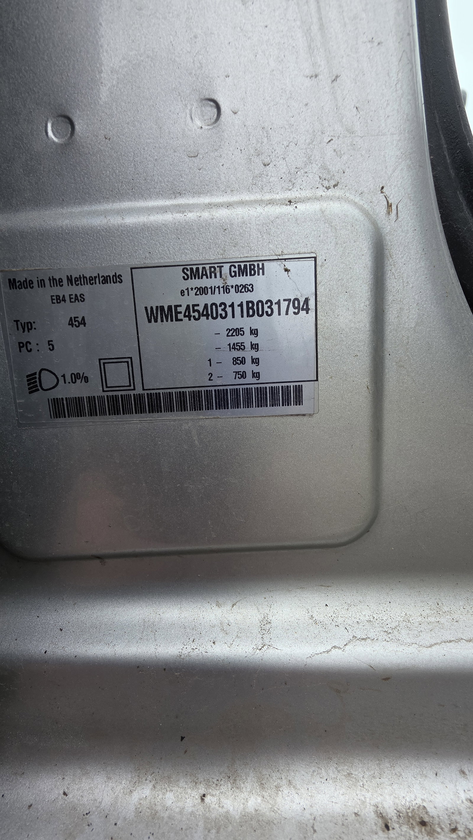 SMART ForFour [Fabr 2004-2006]