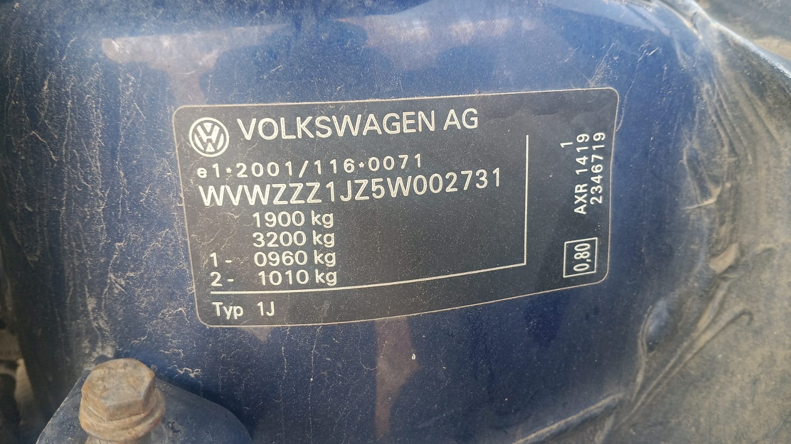 Volkswagen Golf 4 Variant (1J5) [Fabr 1999-2005]