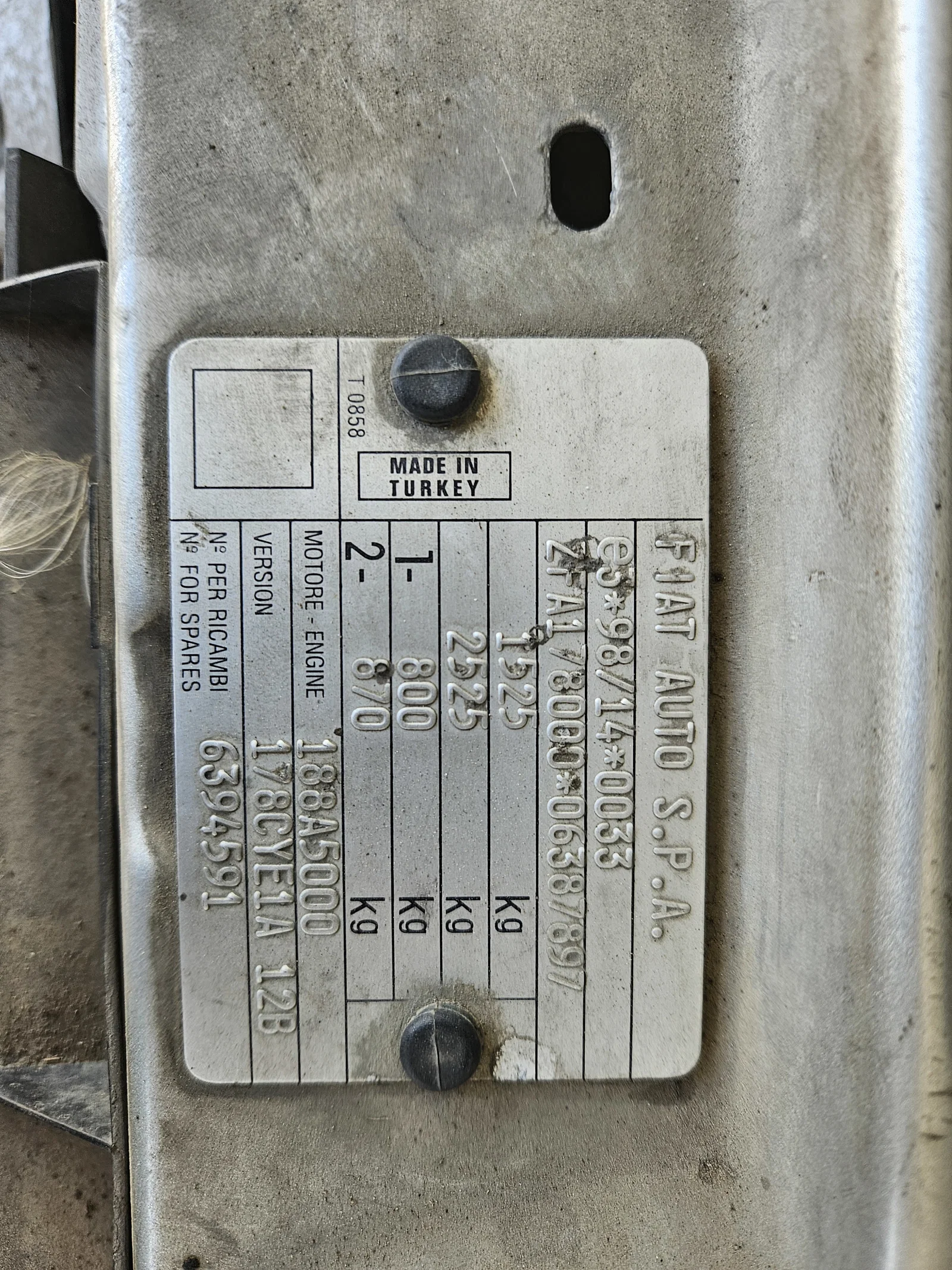 Fiat Albea (178) [Fabr 2003-2007]
