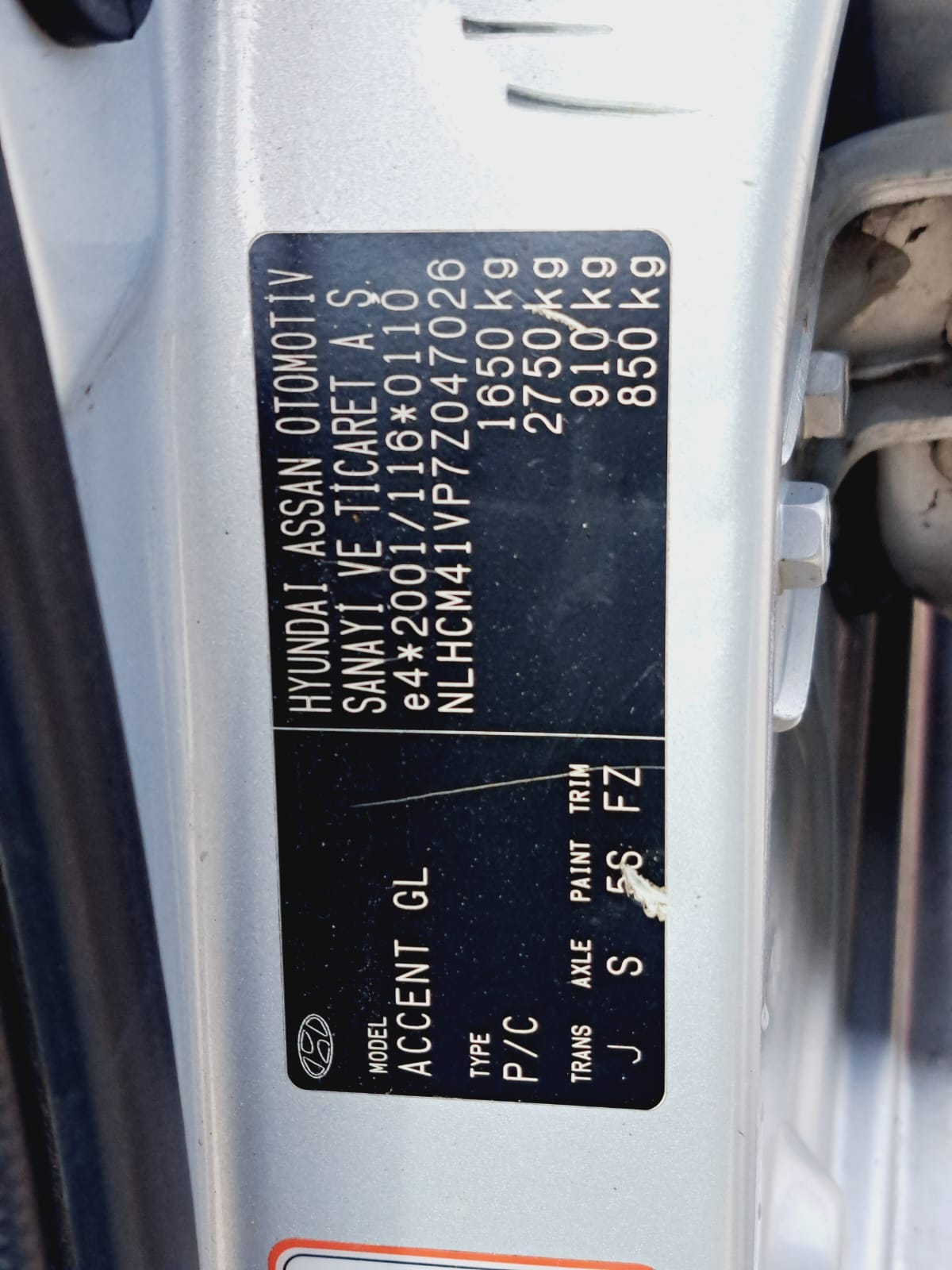 Hyundai Accent 3 (MC) [Fabr 2005-2008]