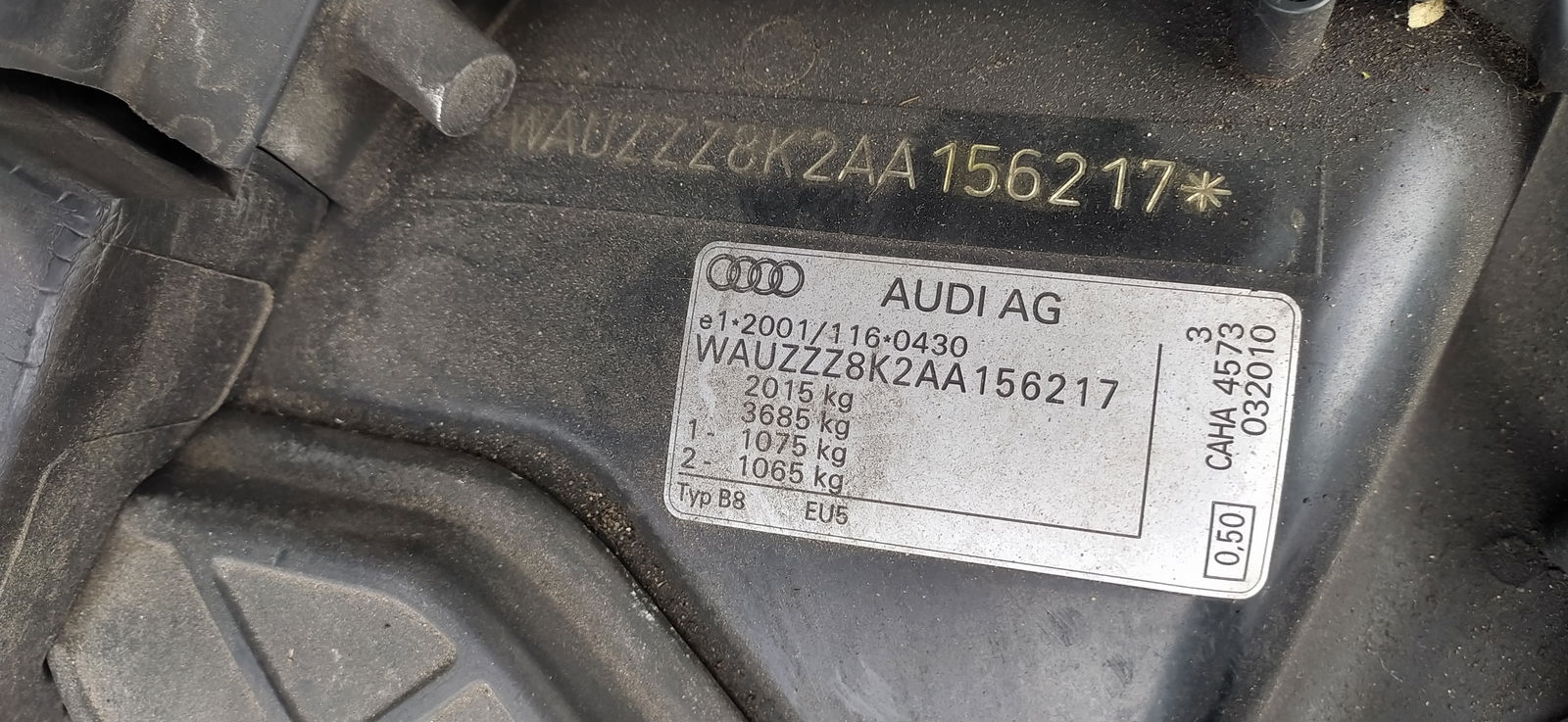 AUDI A4 (8K2, B8) [Fabr 2008-2015]