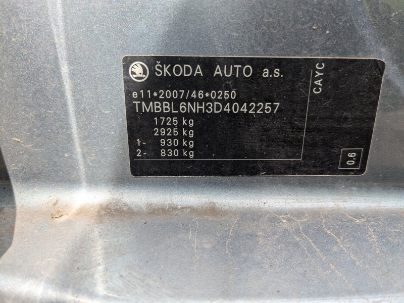 Skoda Rapid (NH3) [Fabr 2012-2019]